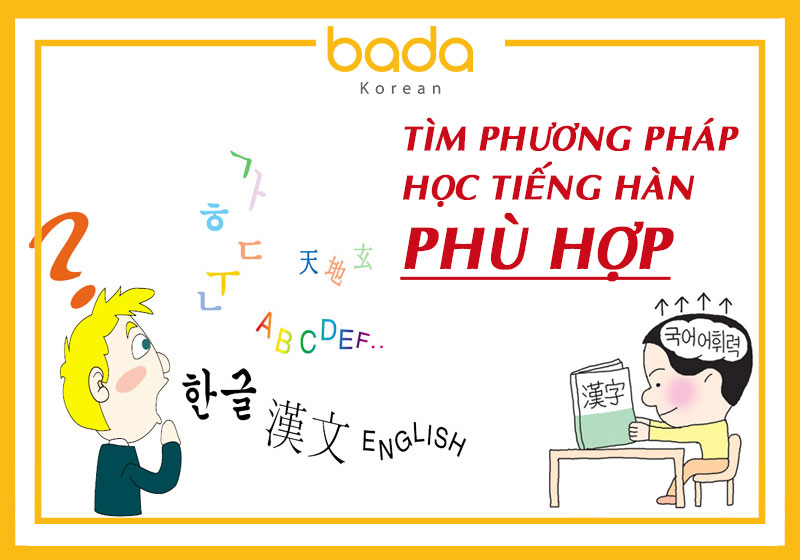 Tìm phương pháp học tiếng hàn phù hợp