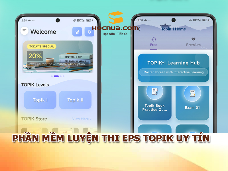 Top 5 phần mềm luyện thi EPS Topik uy tín