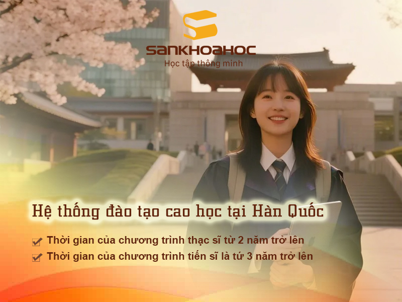 Hệ thống đào tạo cao học tại Hàn Quốc
