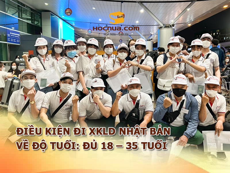 Điều kiện về độ tuổi khi đi xklđ Nhật Bản