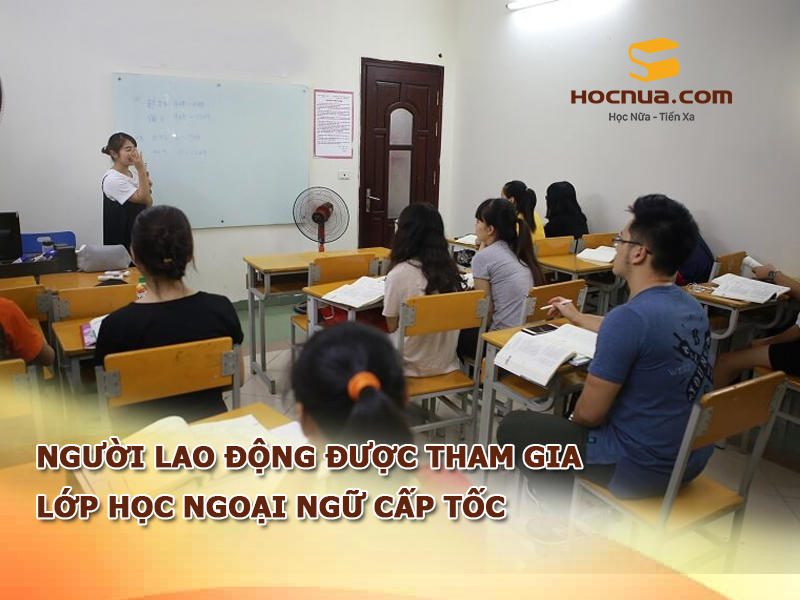 Người lao động được tham gia lớp học tiếng Hàn cấp tốc