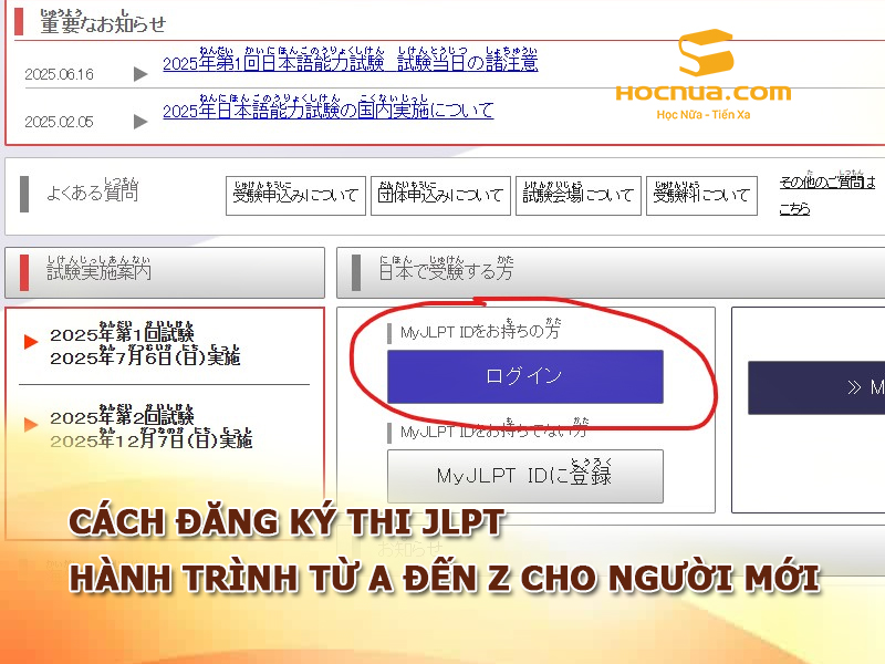 Cách đăng ký thi JLPT - Hành trình từ A đến Z cho người mới