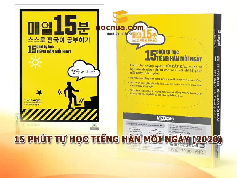 15 phút tự học tiếng Hàn mỗi ngày (2020)