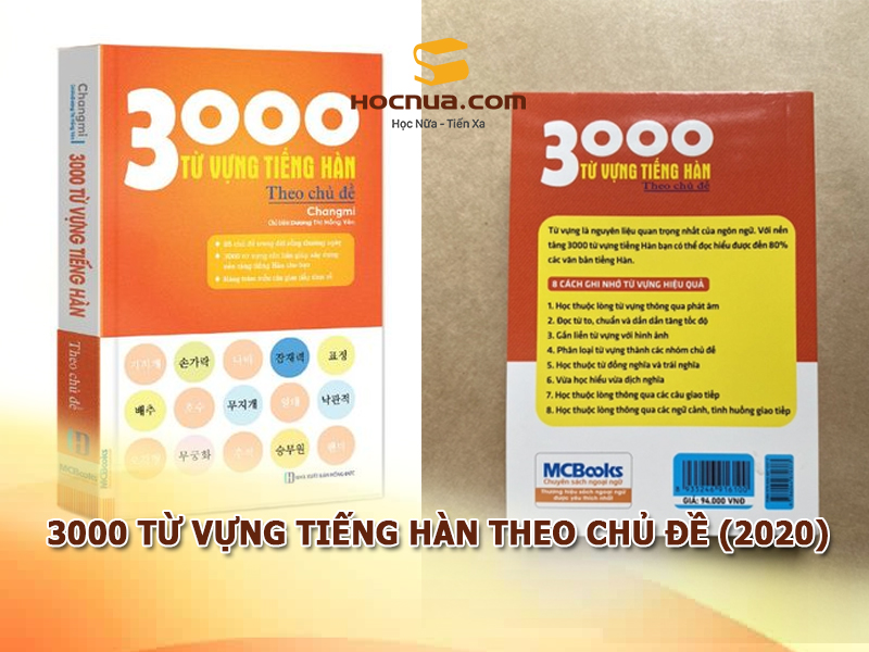 3000 từ vựng tiếng Hàn theo chủ đề (2020)