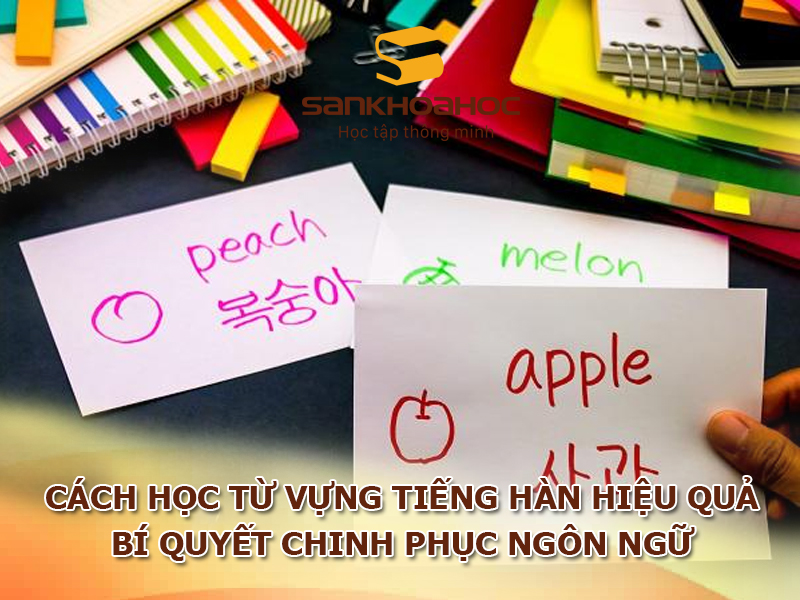 5+ Cách học từ vựng tiếng hàn hiệu quả: Bí quyết chinh phục ngôn ngữ
