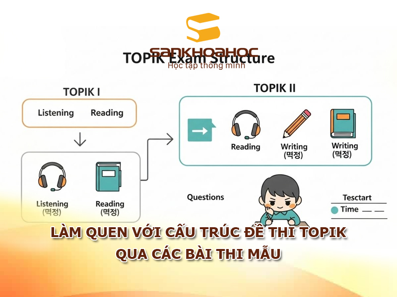 Làm quen với cấu trúc đề thi TOPIK qua các bài thi mẫu
