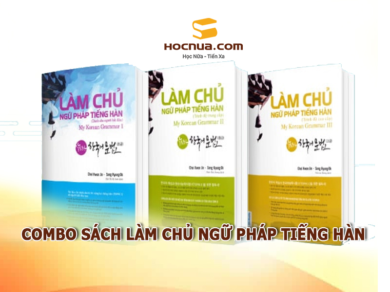Combo sách Làm chủ ngữ pháp tiếng Hàn