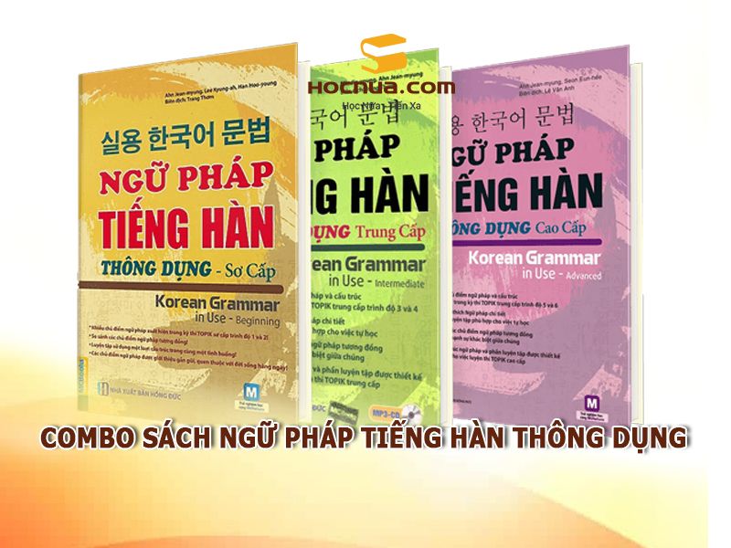Combo sách Ngữ pháp tiếng Hàn thông dụng