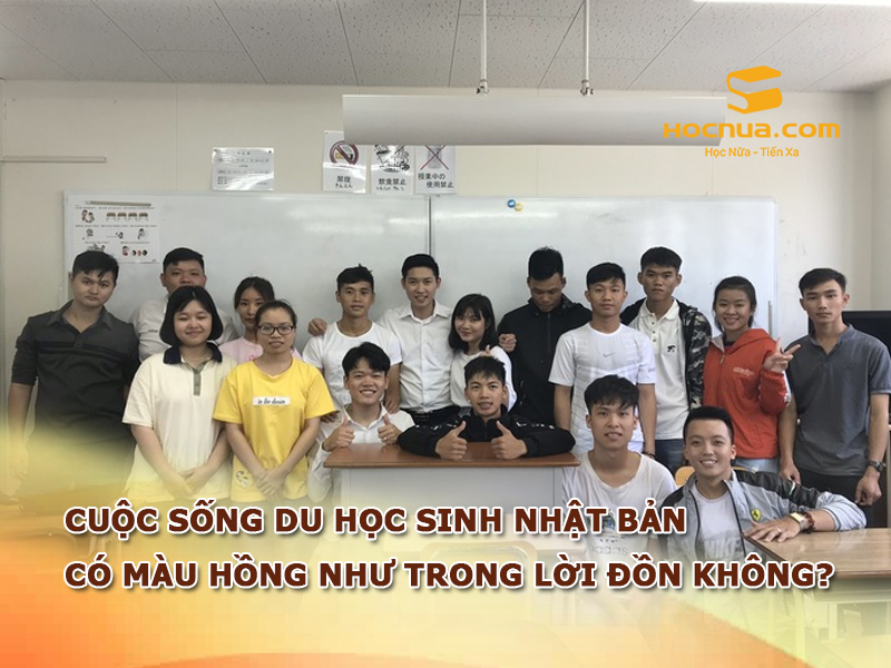 Cuộc sống du học sinh Nhật Bản có màu hồng như trong lời đồn không?