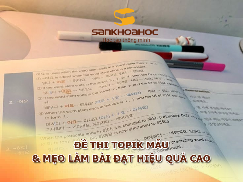 Đề thi TOPIK mẫu & Mẹo làm bài đạt hiệu quả cao