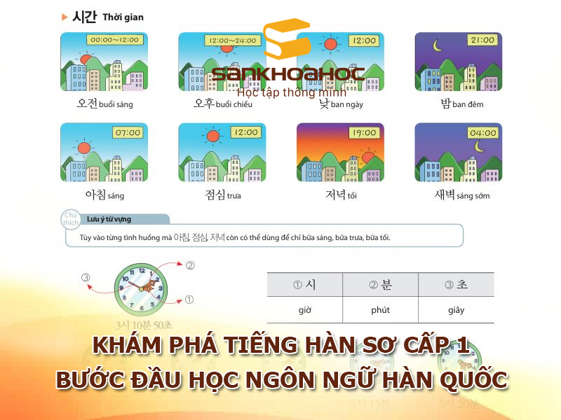 Khám phá tiếng Hàn sơ cấp 1: Bước đầu học ngôn ngữ Hàn Quốc