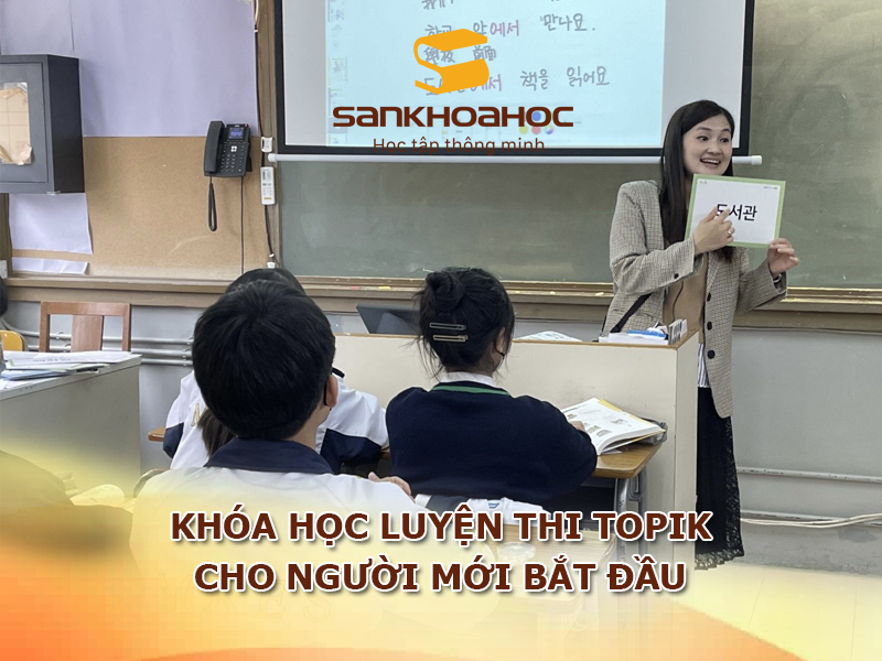 Khóa học luyện thi TOPIK tại Bada - cho người mới bắt đầu