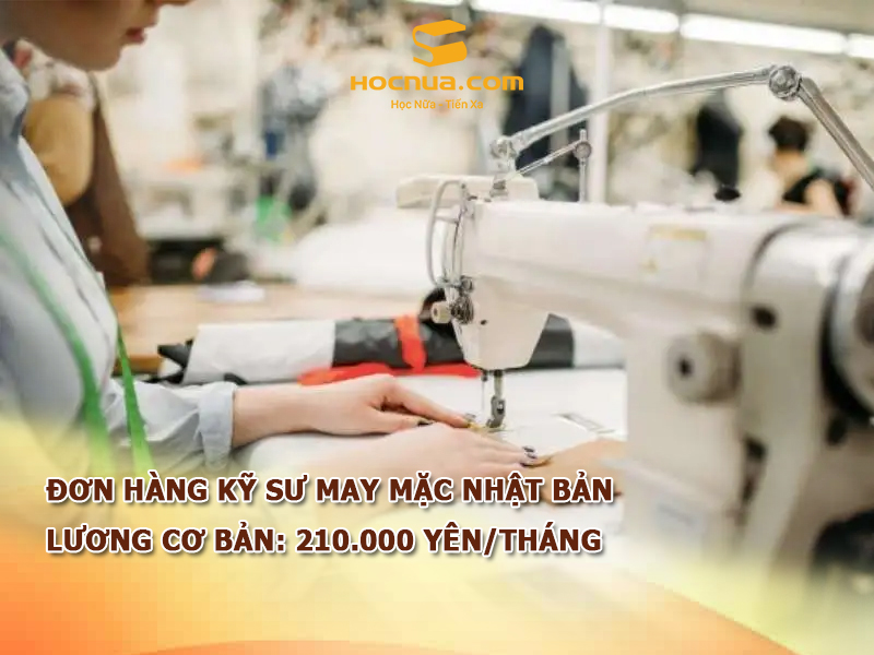 Đơn hàng kỹ sư may mặc Nhật Bản