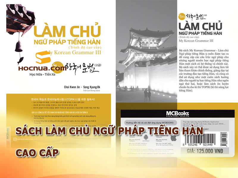 Sách Làm chủ ngữ pháp tiếng Hàn - Cao cấp