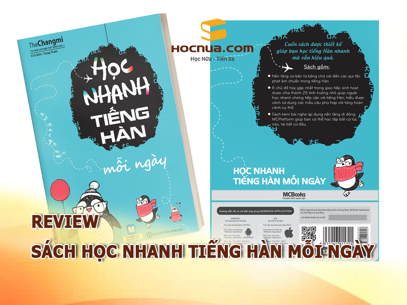 Review cuốn sách học nhanh tiếng Hàn mỗi ngày