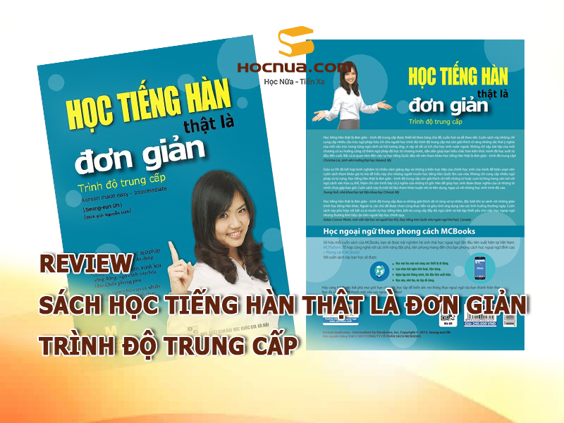 Review cuốn sách học tiếng Hàn thật là đơn giản trình độ Trung cấp