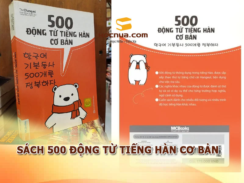Sách 500 động từ tiếng Hàn cơ bản