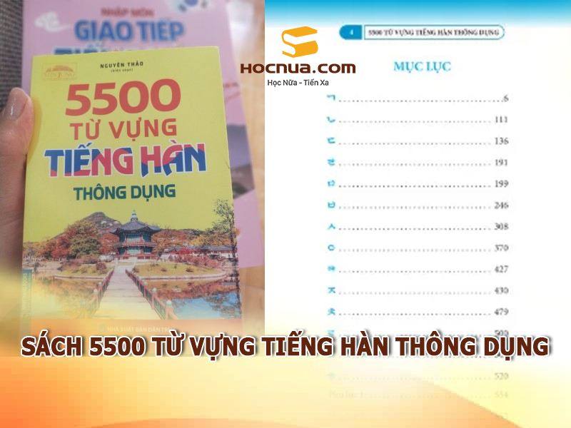 MINJUNG 5500 TỪ VỰNG TIẾNG HÀN THÔNG DỤNG