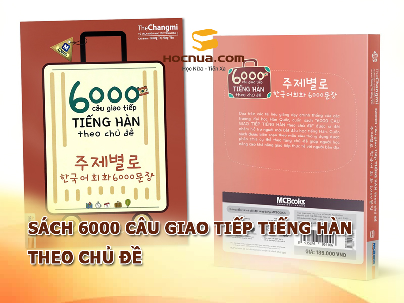 Sách 6000 câu giao tiếp tiếng Hàn theo chủ đề