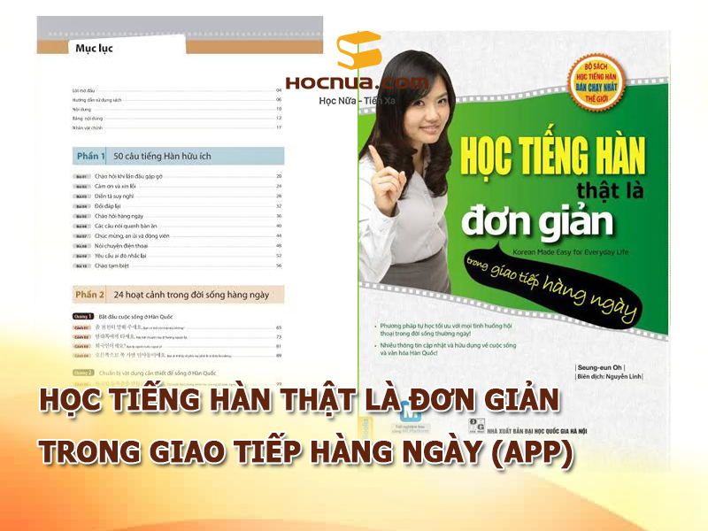 Học tiếng Hàn thật là đơn giản trong giao tiếp hàng ngày (app)