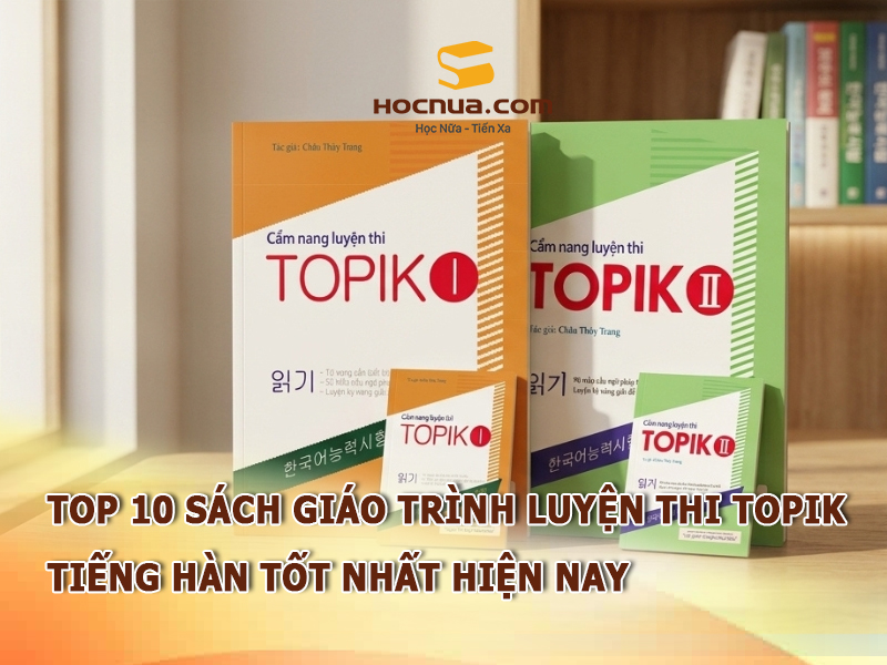 TOP 10 Sách giáo trình luyện thi Topik tiếng Hàn tốt nhất hiện nay