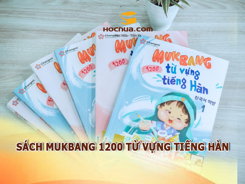 Sách Mukbang 1200 từ vựng tiếng Hàn