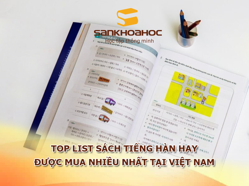 TOP list sách tiếng Hàn hay được mua nhiều nhất tại Việt Nam