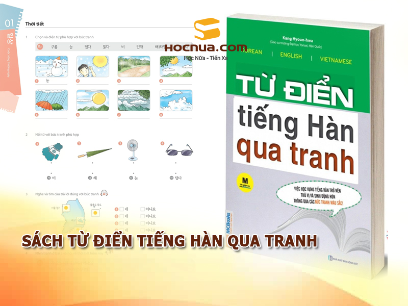 Sách Từ điển tiếng Hàn qua tranh