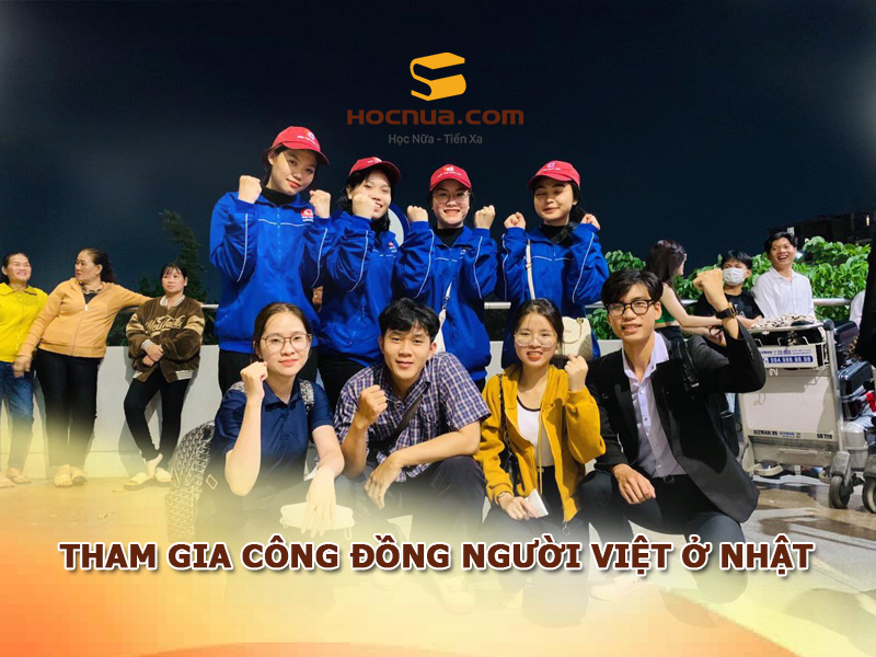 Tham gia cộng đồng người Việt ở Nhật