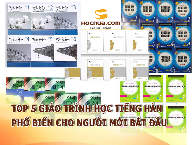 TOP 5 giáo trình học tiếng Hàn phổ biến cho người mới bắt đầu