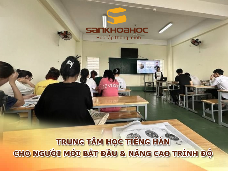 Trung tâm học tiếng Hàn: Địa chỉ tin cậy cho người mới bắt đầu và nâng cao trình độ