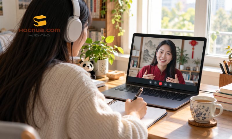 Học tiếng Trung online 1 kèm 1