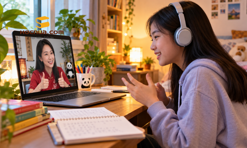 Học tiếng Trung online 1 kèm 1